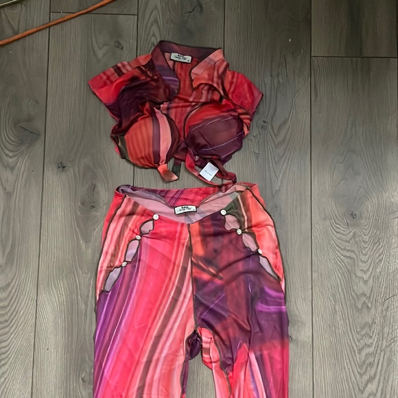 Bad society club two piece pant set - Picture 1 of 1